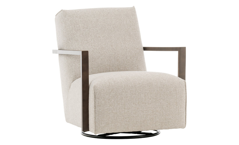 Kirsten Ginger Swivel Glider Chair